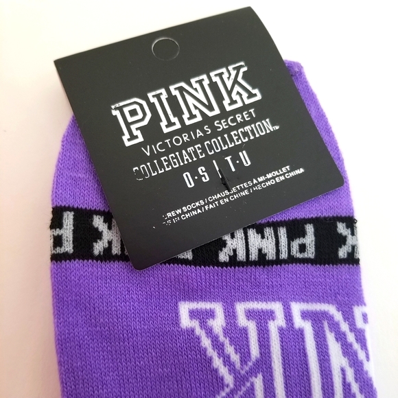 VICTORIA'S SECRET PINK ANKLE SOX - Picture 4 of 4